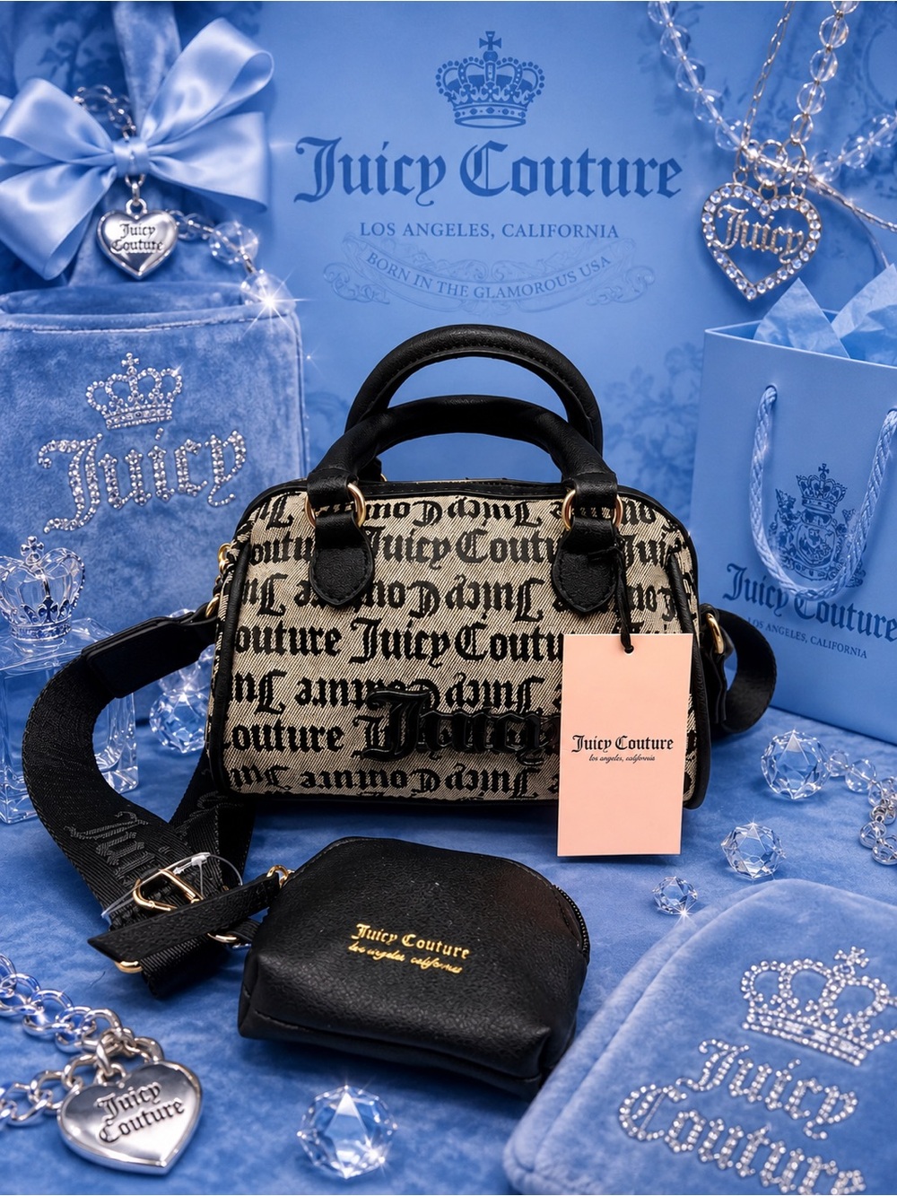 Juicy couture semi charmed satchel purse Color